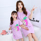 Mother and Daughter Dresses Summer Cotton Sleepwear