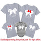 2023 Disney Family Vacation Shirts Cotton Matching Dad Mom Kids Tees Baby Rompers Funny Family