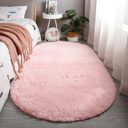 Modern Home Rug Tie Dyeing Plush Soft Carpet