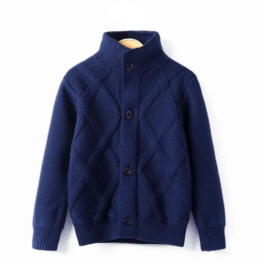 2023 new Spring Autumn Boys Sweater Solid For Kids 2-10 Years Old