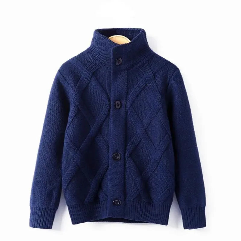 2023 new Spring Autumn Boys Sweater Solid For Kids 2-10 Years Old