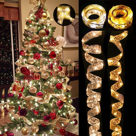 Christmas wreaths lights Christmas tree decorations Festive wedding decorations