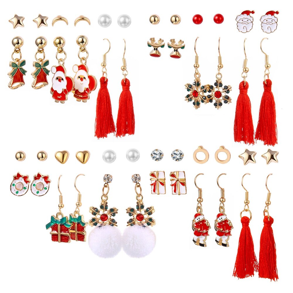 Christmas earrings Christmas gift cute Party Gift