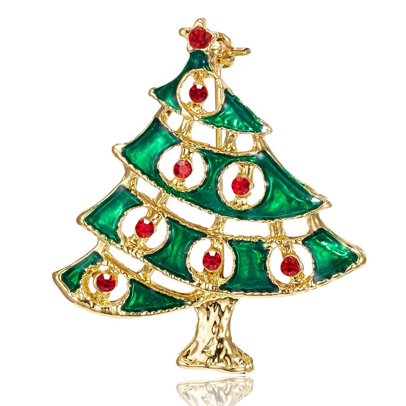 New Year Christmas brooch for ladies Party gift