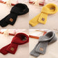 Winter children's small scarves for boys and girls