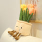 Decorative toy plant plush bookshelf decoration Creative flower pot girl gift