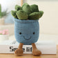 Decorative toy plant plush bookshelf decoration Creative flower pot girl gift