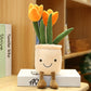 Decorative toy plant plush bookshelf decoration Creative flower pot girl gift