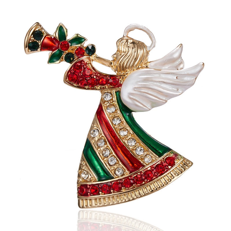 New Year Christmas brooch for ladies Party gift