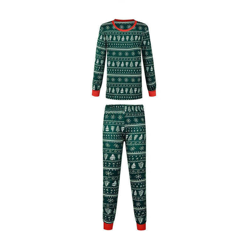 Christmas Moose Family Matching Clothes Pajamas Set