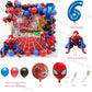 Spiderman Balloons Number Birthday Party Decorations Boy Kids Gifts