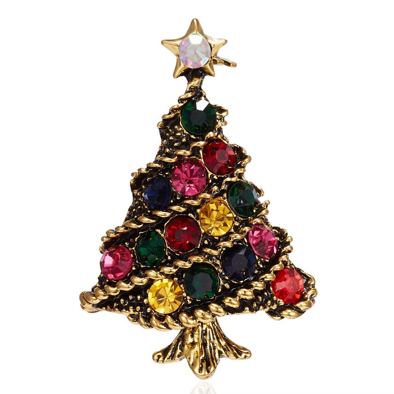 New Year Christmas brooch for ladies Party gift