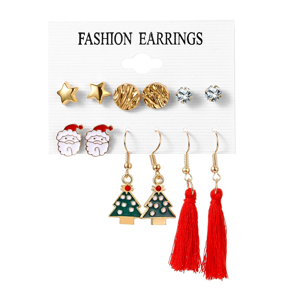 Christmas earrings Christmas gift cute Party Gift