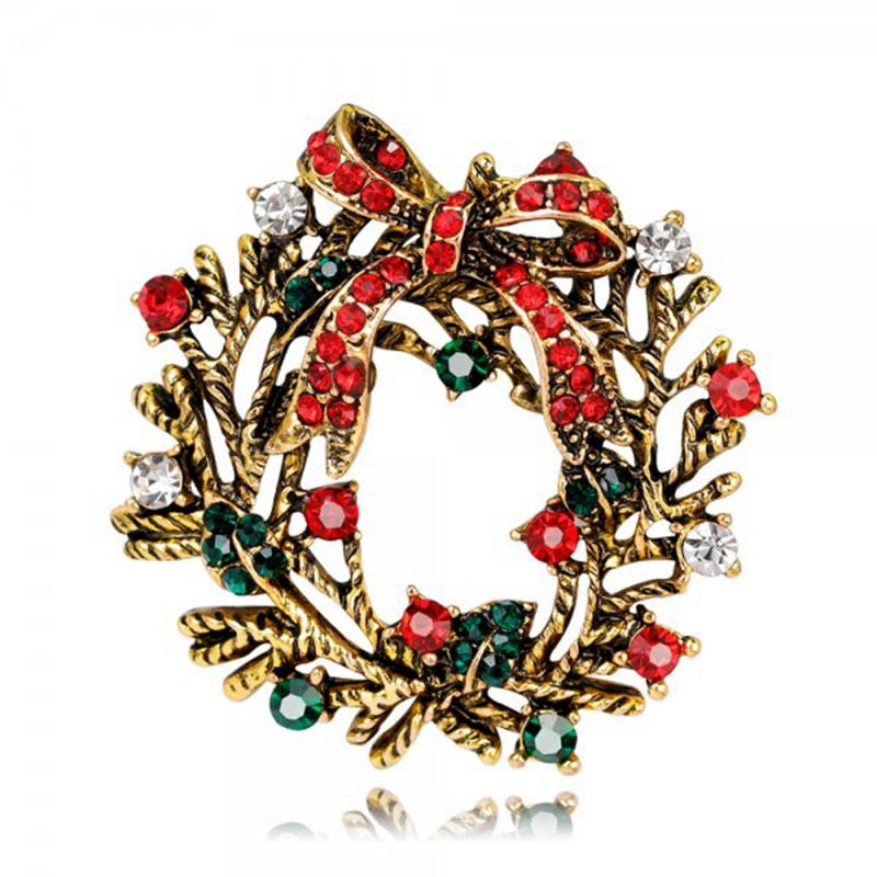 New Year Christmas brooch for ladies Party gift