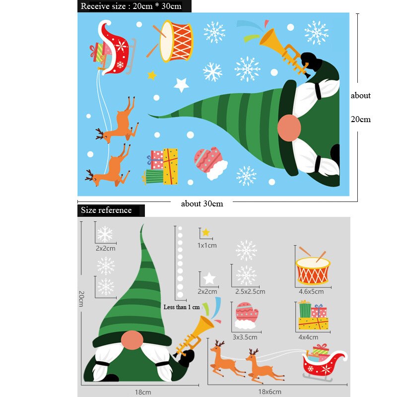 Christmas Window Wall Stickers