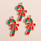 10pcs Mix Enamel Christmas Pendant ornaments DIY pendant gift
