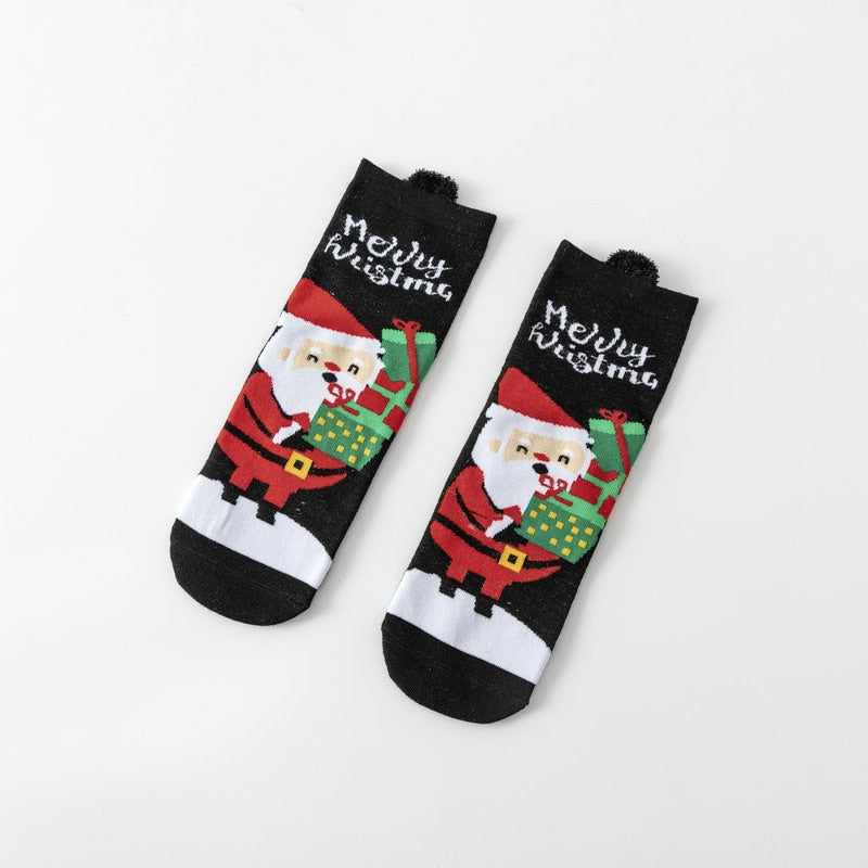 Cartoon Christmas stocking women Christmas gift New Year