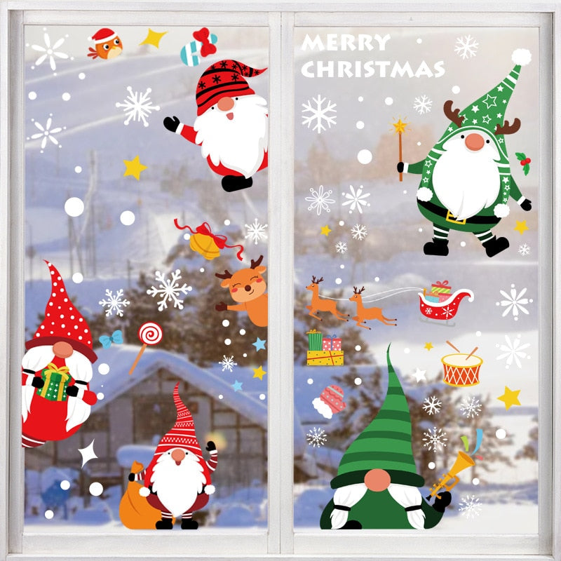 Christmas Window Wall Stickers