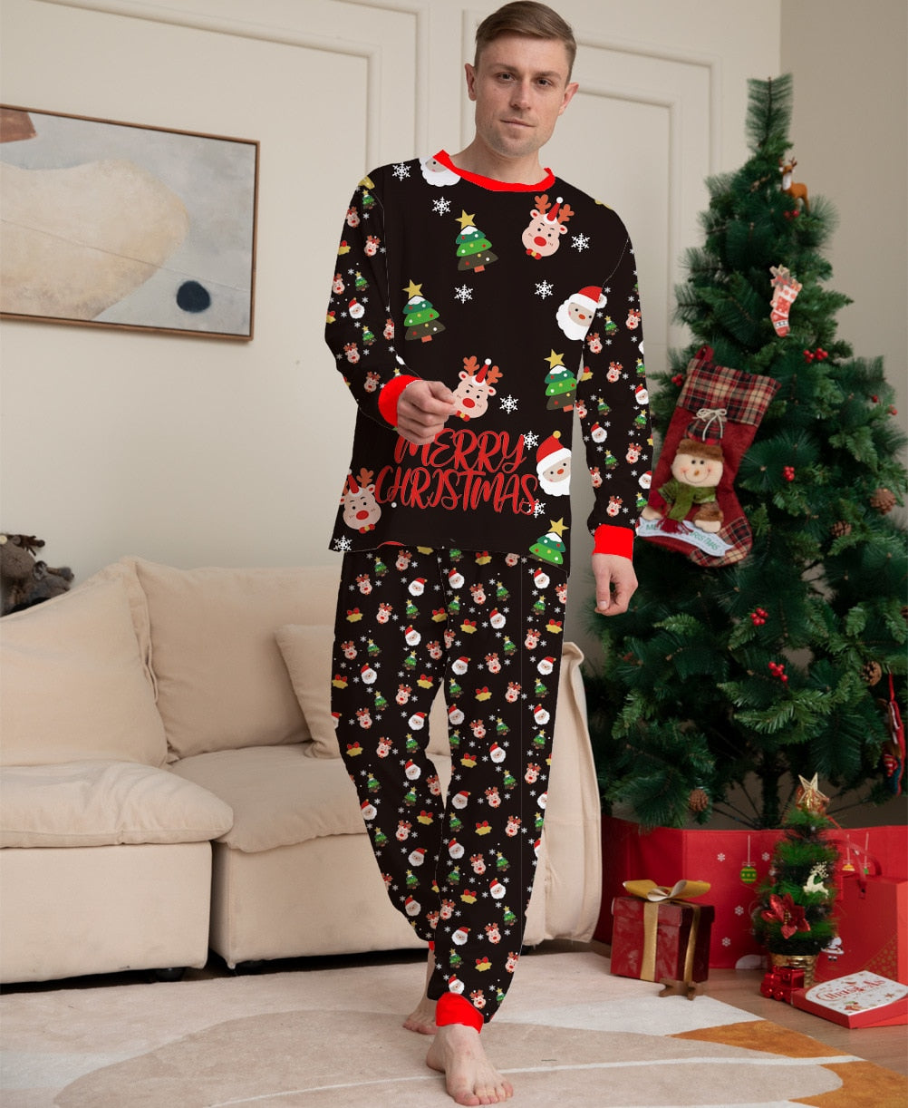 Christmas Family pajamas  Christmas baby jumpsuit + dog suit