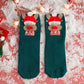 Cartoon Christmas stocking women Christmas gift New Year