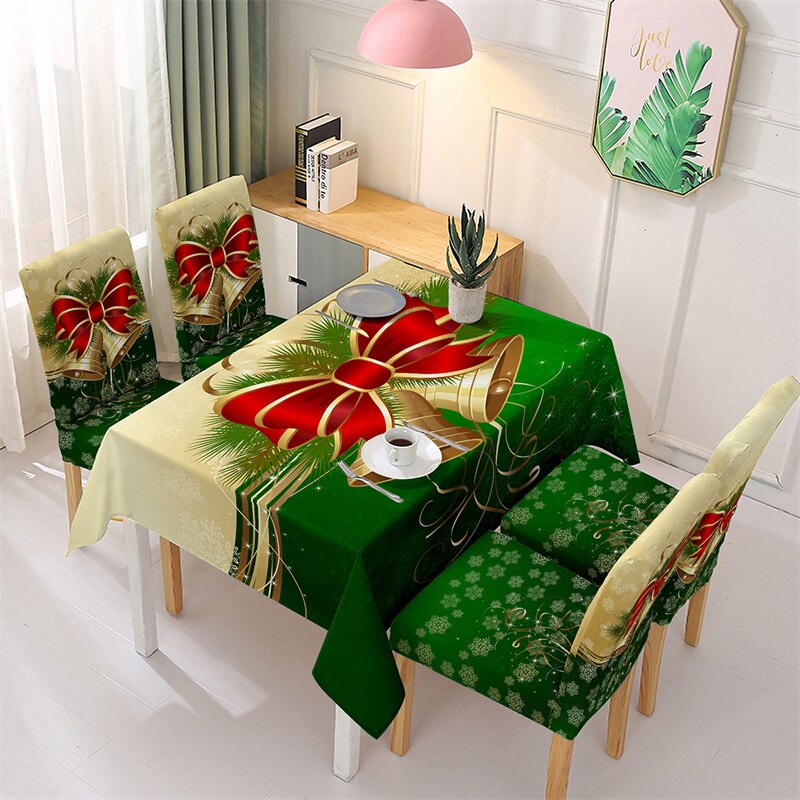 Christmas tablecloth and chair covers