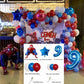 Spiderman Balloons Number Birthday Party Decorations Boy Kids Gifts