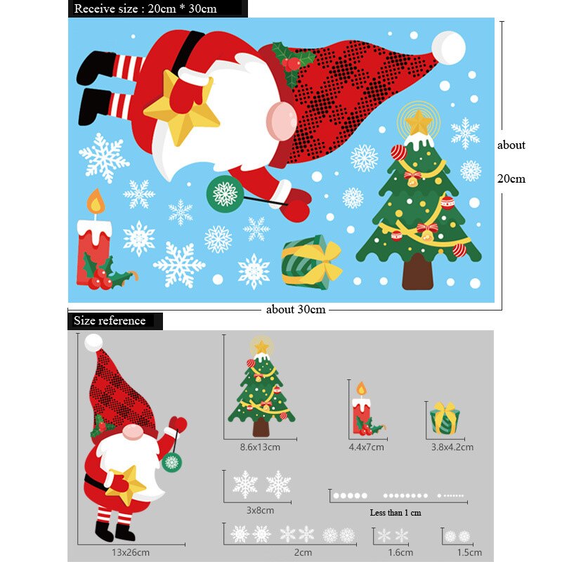 Christmas Window Wall Stickers