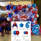 Spiderman Balloons Number Birthday Party Decorations Boy Kids Gifts