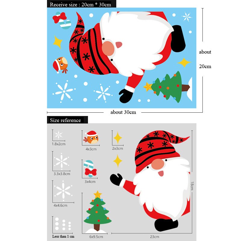 Christmas Window Wall Stickers