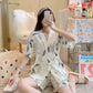 New Summer Women Pajama Sets Short Sleeve