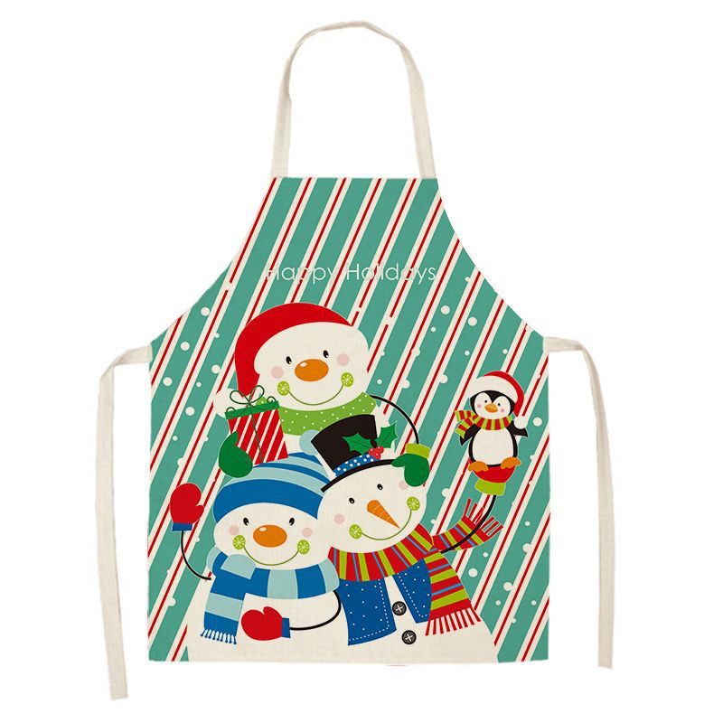 Christmas Cartoon Series Printed Apron