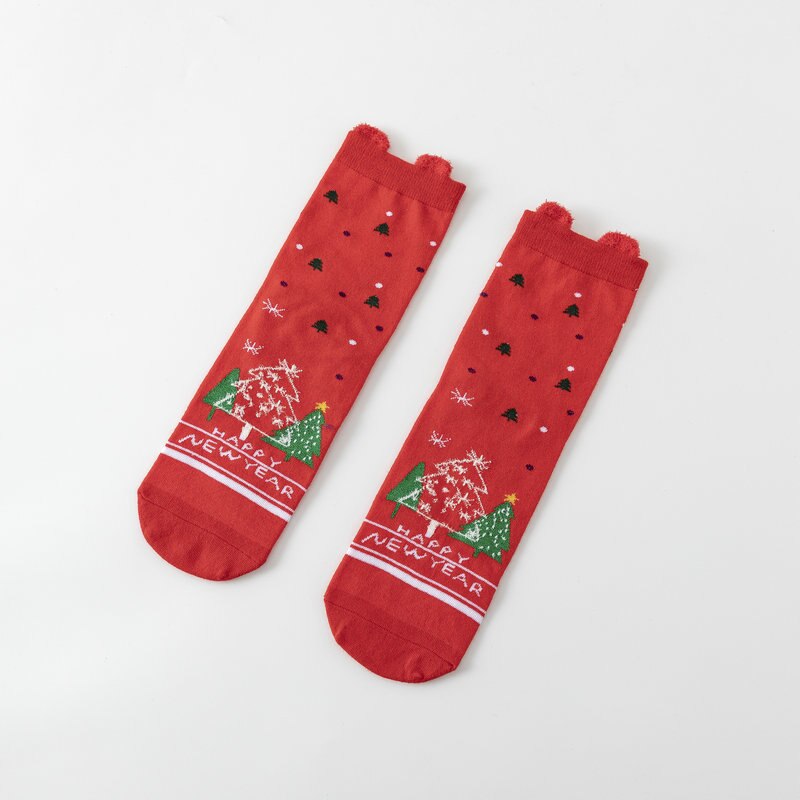 Cartoon Christmas stocking women Christmas gift New Year