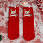 Cartoon Christmas stocking women Christmas gift New Year