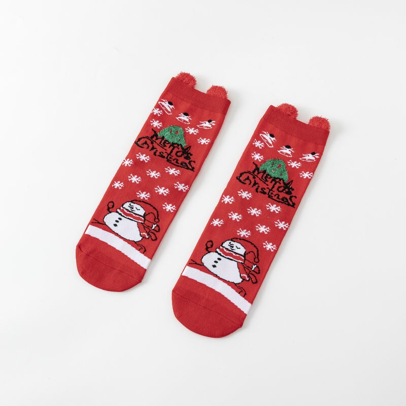 Cartoon Christmas stocking women Christmas gift New Year