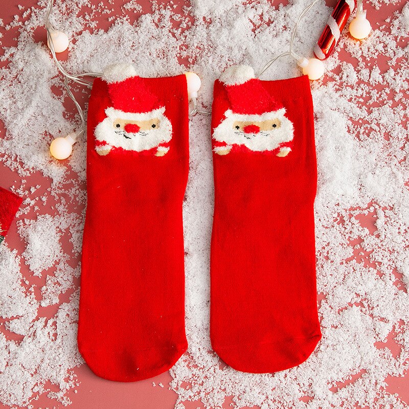 Cartoon Christmas stocking women Christmas gift New Year