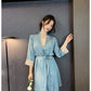 nightgown silk robe set +2 sets